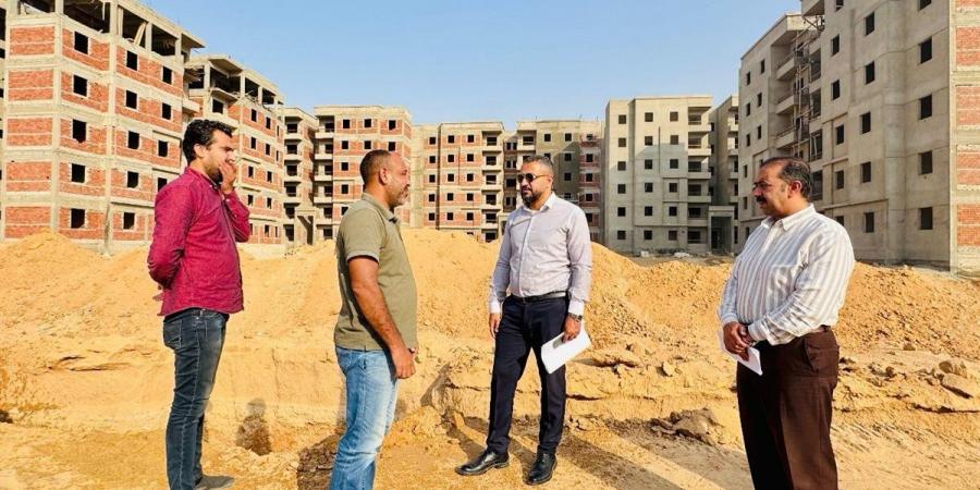 العبور الجديدة: رفع معدلات تنفيذ المرحلة السادسة لمشروع "سكن لكل المصريين"