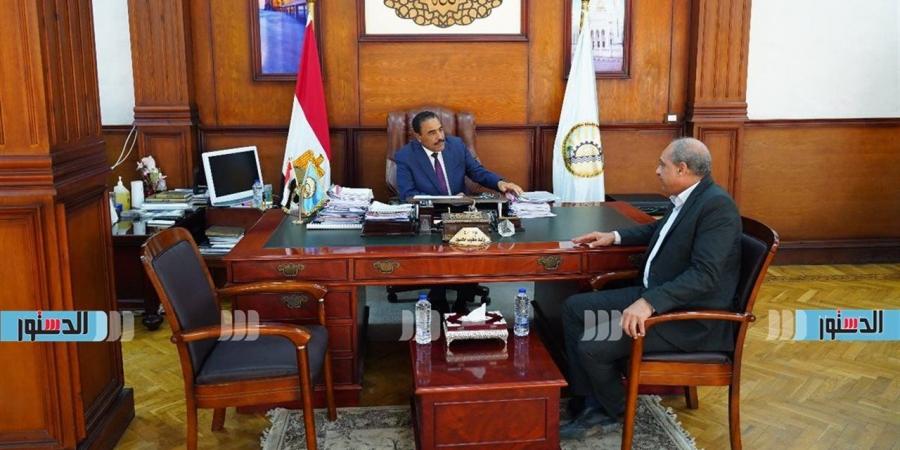 محافظ مطروح يستقبل الرئيس الجديد لمدينة النجيلة