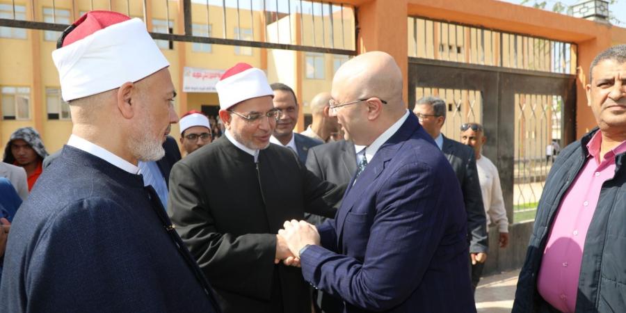 رئيس جامعة الأزهر يشيد بدعم محافظ بني سويف في افتتاح كلية الدراسات الإسلامية والعربية للبنين