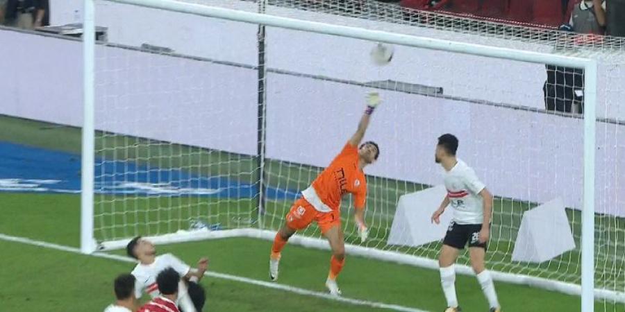 نهائي السوبر المصري: مروان عطية يسجل الهدف الثاني للأهلي في مرمى الزمالك بصناعة طاهر محمد طاهر