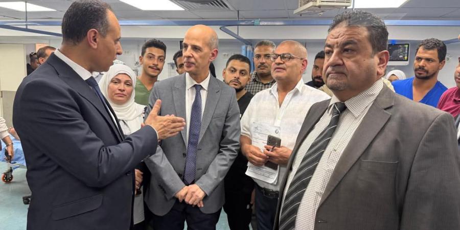 مستشفى جامعة بني سويف يستقبل 17 مصابًا في حريق المستشفى العسكري