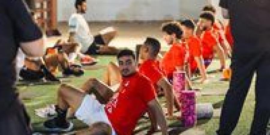 تدريبات استشفائية لمنتخب مصر استعدادًا لودية أوزبكستان