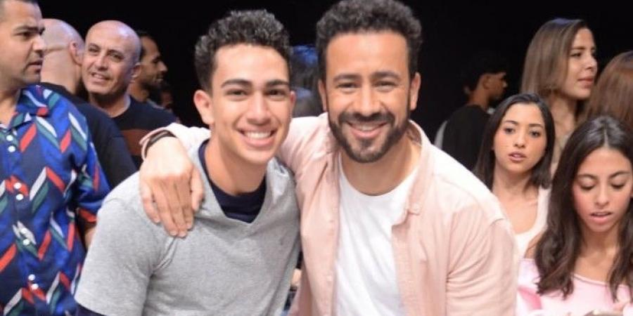 بالصور.. أحمد داود وبسنت شوقي يحتفلان بانتهاء تصوير فيلم إذما