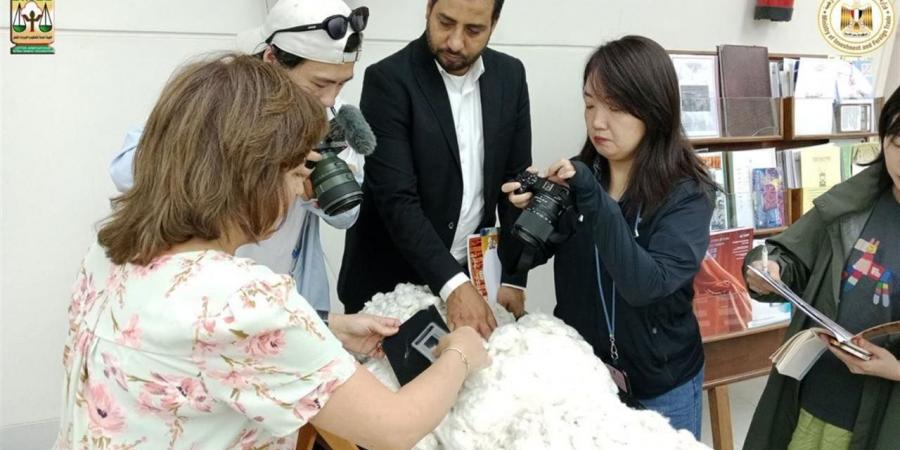 الهيئة العامة للتحكيم واختبارات القطن تبحث مع شركة MINE إنشاء خطوط إنتاج جديدة فى مصر