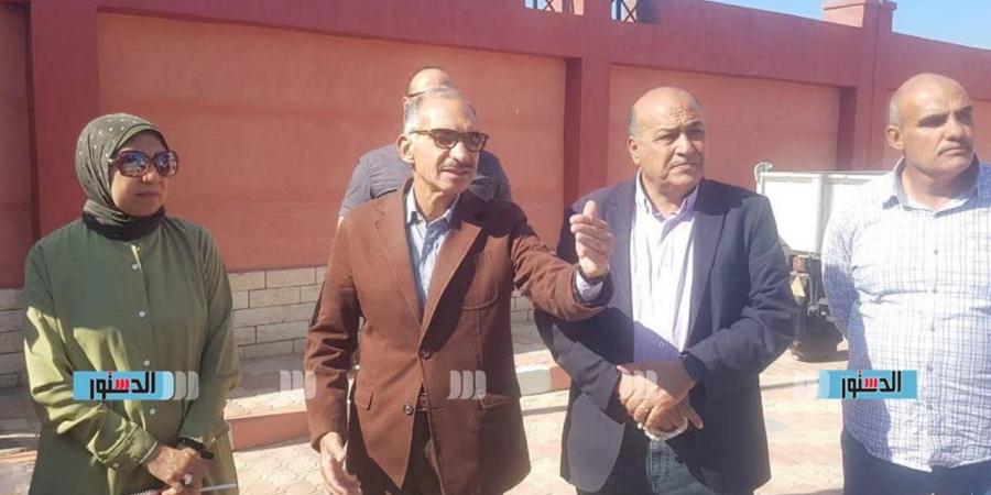 رئيس مياه كفر الشيخ يتفقد محطة الشباسية ويشدد على معايير الجودة الفنية