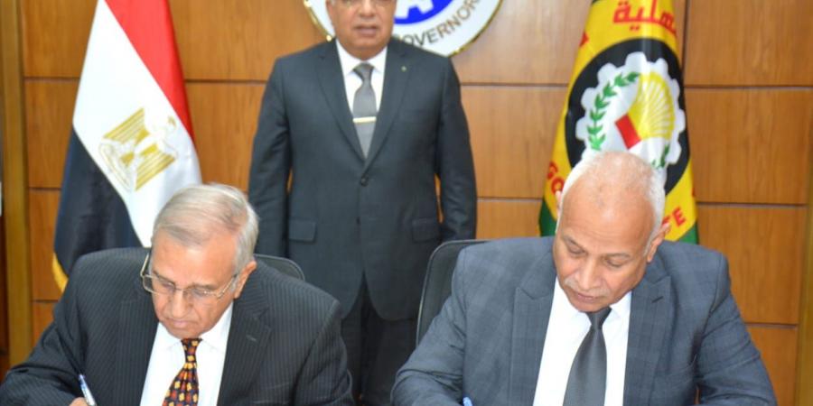 محافظ الدقهلية يشهد توقيع بروتوكول لتأهيل محطة الصرف الصحي بنبروه باستثمارات تتجاوز المليار جنيه