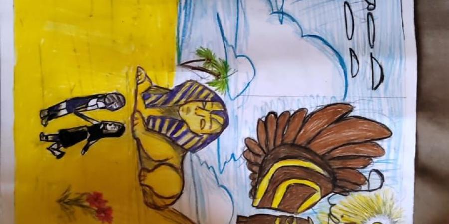 نيللى.. هزمت التنمر بريشتها وتحلم بأن تكون فنانة مشهورة