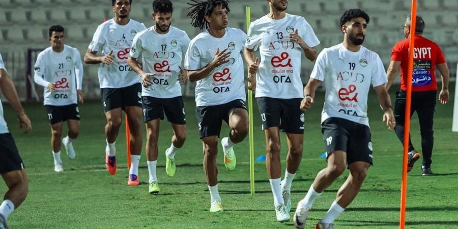 منتخب مصر يختتم تدريباته اليوم استعدادًا لمواجهة الرأس الأخضر