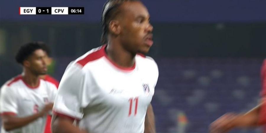 الرأس الأخضر يتقدم على منتخب مصر مبكرًا من ركلة جزاء