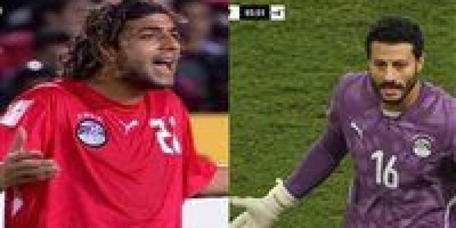 غضب محمد الشناوي بعد قرار استبداله أمام كاب فيردي.. ومشهد يعيد للأذهان أزمة ميدو وحسن شحاته