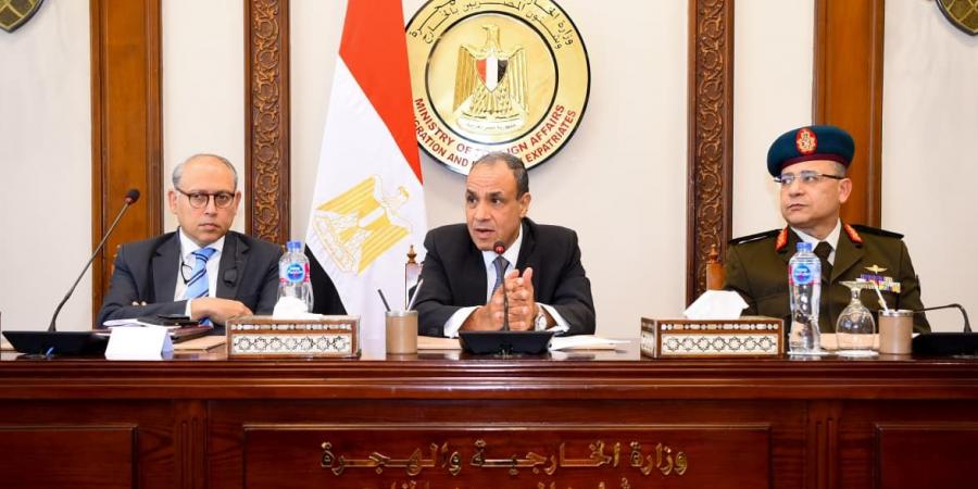 وزير الخارجية: القوات المسلحة ركيزة أساسية لدعم الأمن والاستقرار في مصر والمنطقة
