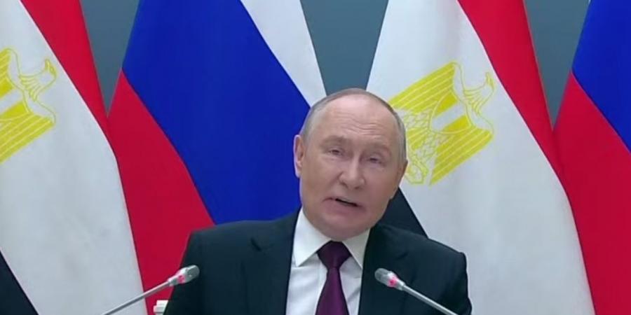 بوتين: أشكر المهندسين المصريين والروس عل العمل بكل حب وضمير لبناء محطة الضبعة النووية