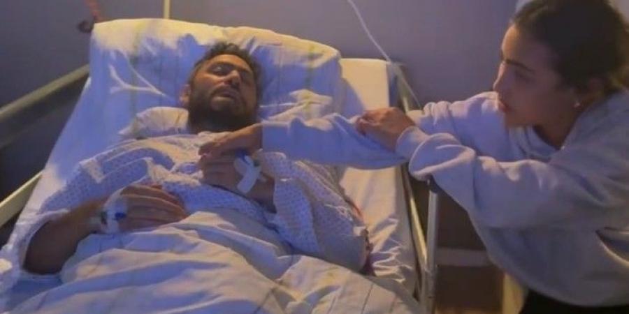 بعد استئصال جزء من الكلى.. تطورات حالة تامر حسني الصحية
