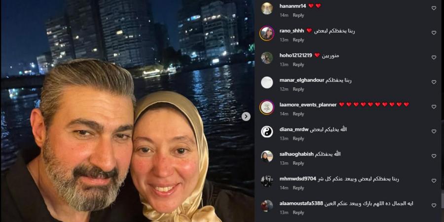 بهذه الكلمات.. ياسر جلال يحتفل بعيد ميلاد زوجته