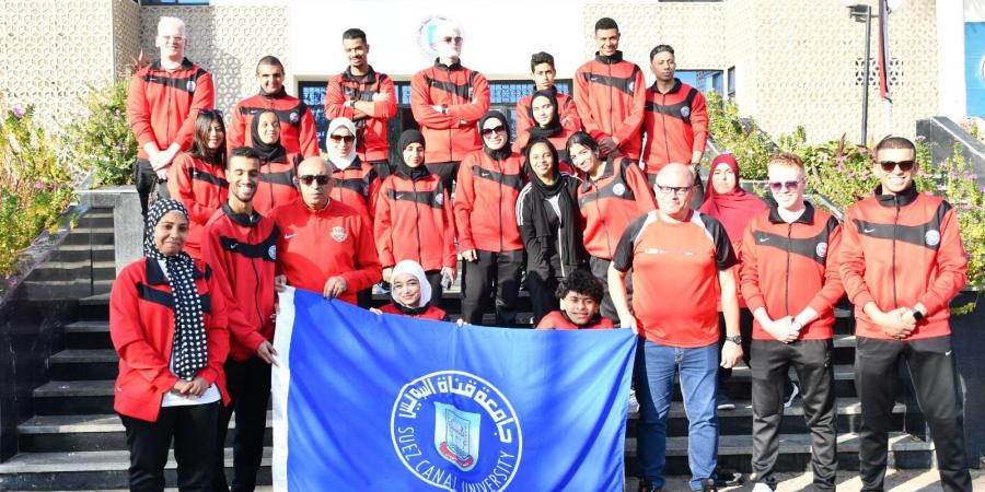 جامعة قناة السويس تشارك بطلاب من ذوي الهمم في بارالمبياد الجامعات بالإسكندرية