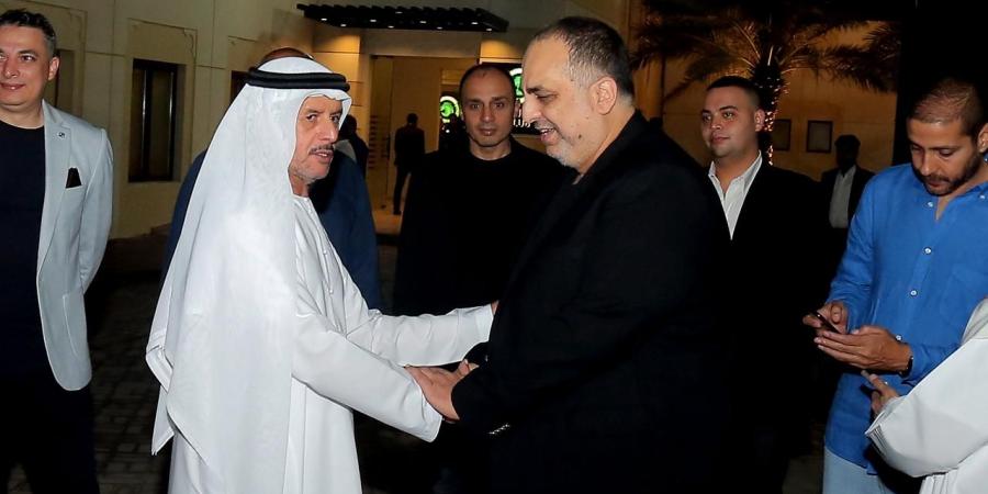 بالصور.. وليد دعبس يفتتح مقر مودرن سبورت الجديد في الإمارات