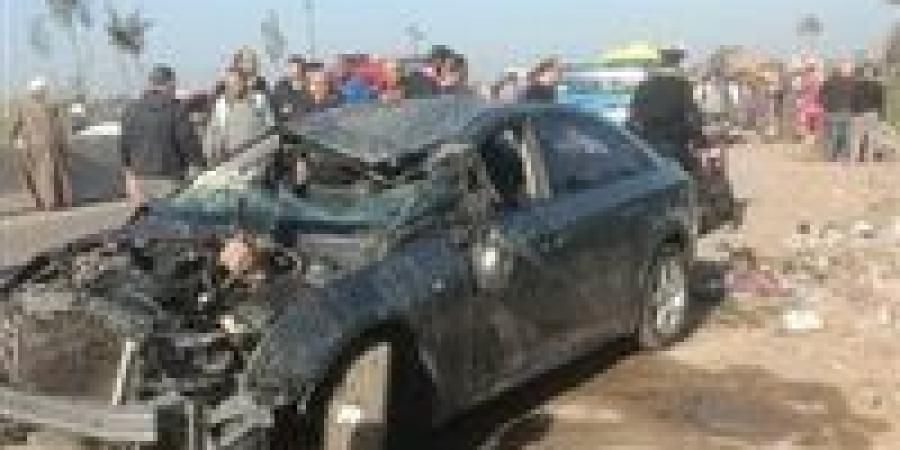 مصرع شخصين وإصابة آخرين في انقلاب سيارة بالطريق الصحراوي الشرقي بالمنيا