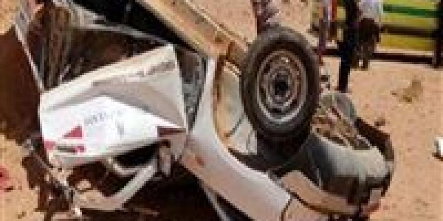 إصابة 28 عاملا فى حادث انقلاب سيارة ربع نقل ببنى سويف