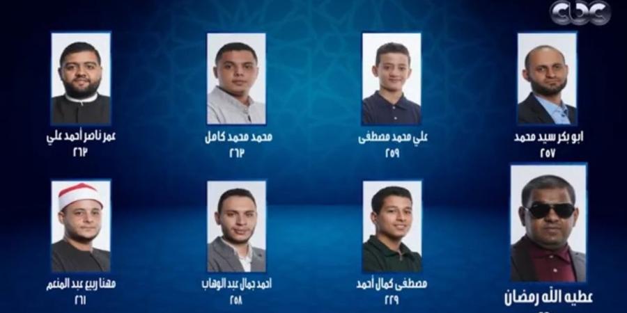 منافسة قوية في "دولة التلاوة": عطية الله رمضان يتصدر ومصطفى كمال يغادر المنافسة