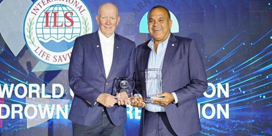 سامح الشاذلي يفوز بوسام الفارس من الاتحاد الدولي للإنقاذ