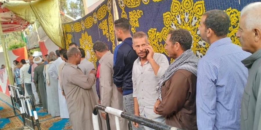 مئات المواطنين أمام لجان الزاوية الحمراء.. من الساعات الأولى