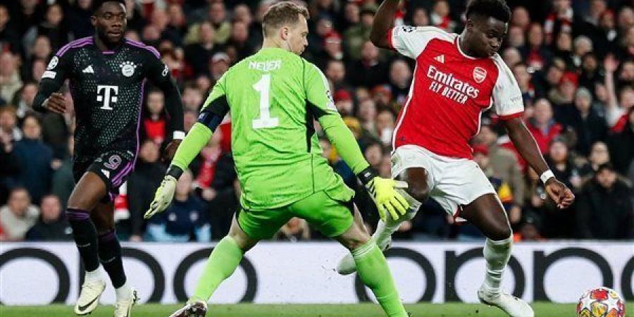 التشكيل الرسمي لمباراة أرسنال وبايرن ميونخ في دوري أبطال أوروبا