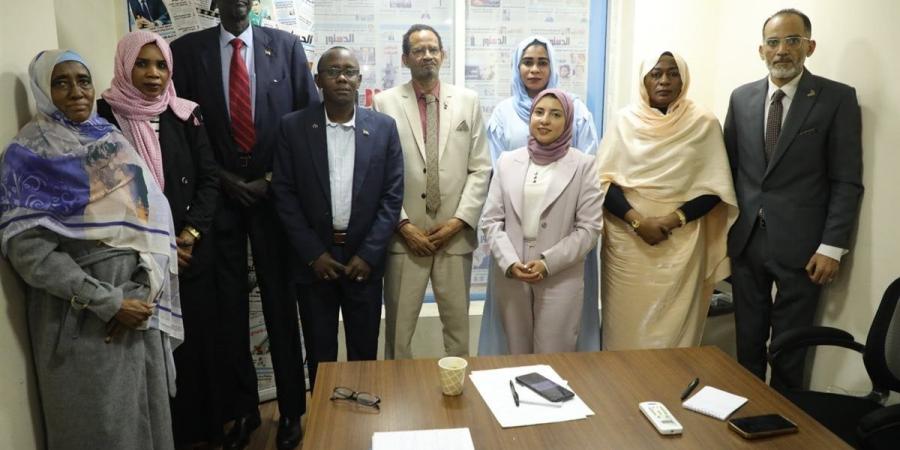 زيارة قيادات دارفور وتدشين منصة «هنا السودان» في جريدة الدستور (صور)