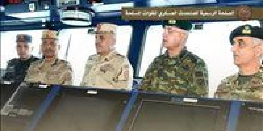 القوات المسلحة: وزير الدفاع يشهد المرحلة الرئيسية للتدريب المشترك "ميدوزا – 14"