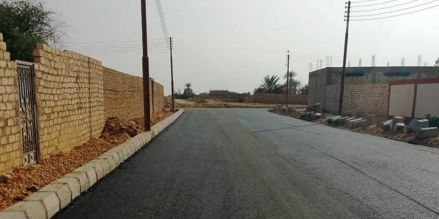 محافظ أسوان يتابع مشروعات رصف الطرق بمركز نصر النوبة