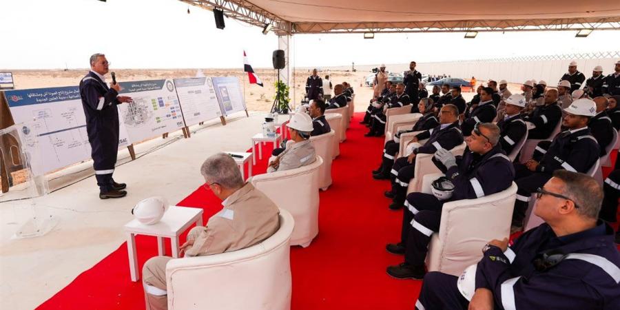 العلمين تشهد تنفيذ أضخم مشروع لإنتاج الصودا آش بحضور وزير البترول (صور)