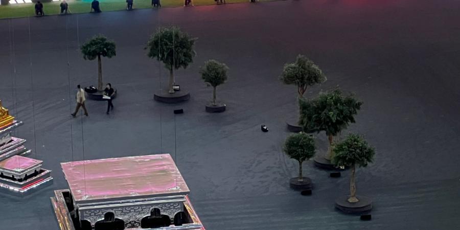 البوابة نيوز ترصد بالصور استعدادات حفل افتتاح كأس العرب في قطر