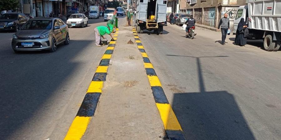 محافظة الجيزة: رفع 600 طن مخلفات بشارع عثمان محرم وحملات نظافة بالعروبة