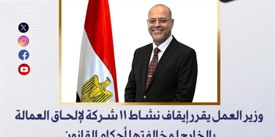 إيقاف نشاط 11 شركة لإلحاق العمالة بالخارج لمخالفتها أحكام القانون