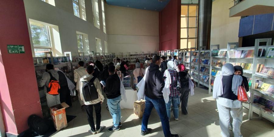هيئة الكتاب تفتتح معرضها بجامعة بدر الدولية