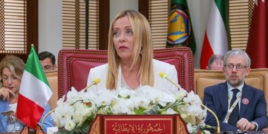 رئيسة وزراء إيطاليا في القمة الخليجية: تنفيذ حل الدولتين هو السبيل لتحقيق الأمن في الشرق الأوسط
