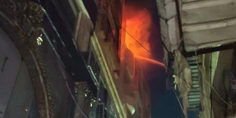 مصرع 5 وإصابة 13 في حريق مول ومخزن بسوق الخوجات بالمنصورة