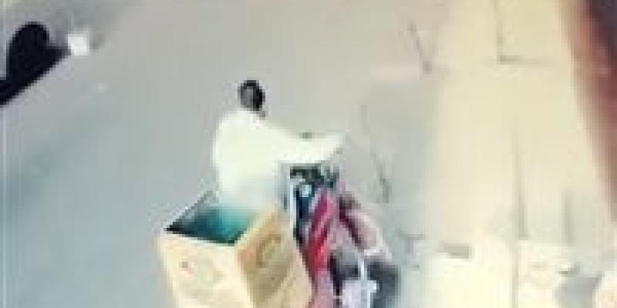 كاميرات المراقبة تفضح اللص.. سرقة دراجة دليفري في ثوانٍ بشبرا الخيمة!