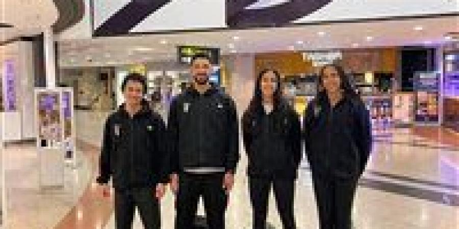 منتخب ناشئات الطائرة الشاطئية يغادر إلى أنجولا للمشاركة بدورة الألعاب الأفريقية للشباب