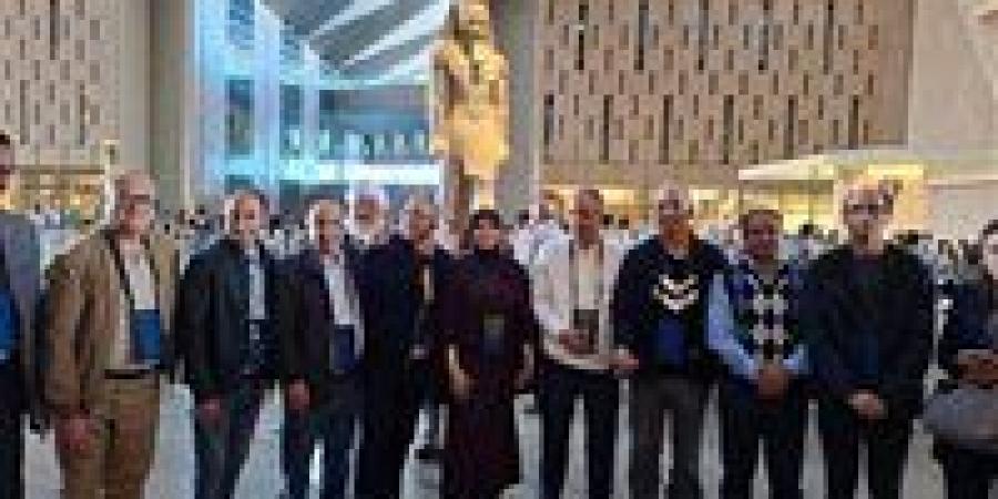 أعضاء المجلس التنفيذي للألكسو يزورون المتحف المصري الكبير ويثنون على التصميم الثقافي الفريد