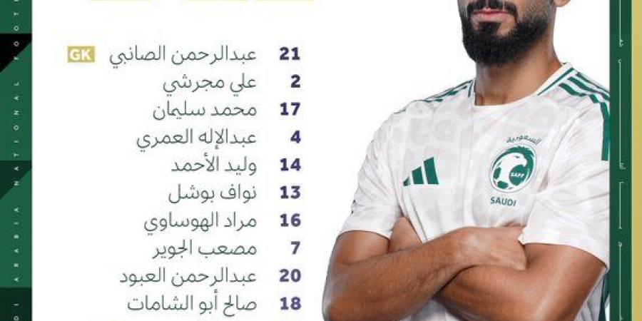 التشكيل الرسمي لمباراة منتخب السعودية والمغرب في كأس العرب 2025