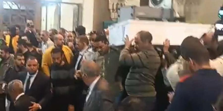 تشيع جنازة المستشارين الأربعة في مشهد مهيب بالمنيا