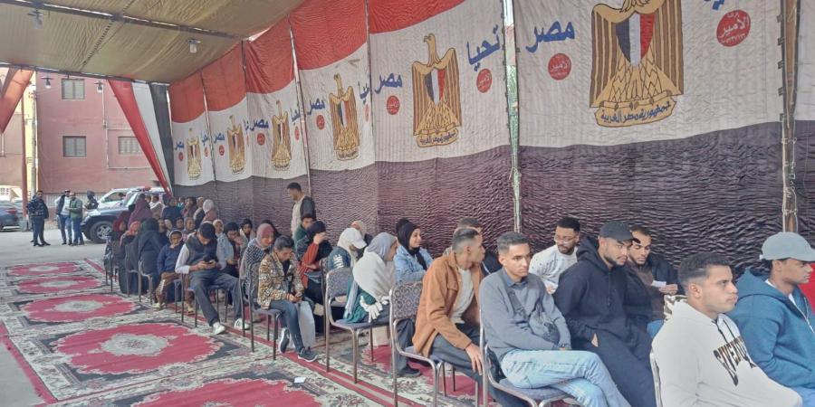 إقبال المواطنين على انتخابات مجلس النواب بالهرم في أول أيام التصويت