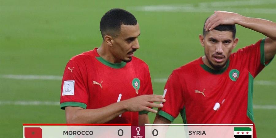 ربع نهائي كأس العرب.. الشوط الاول بين المغرب وسوريا ينتهي بالتعادل السلبي