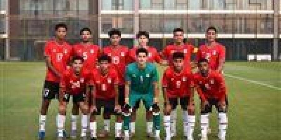 منتخب مصر مواليد 2007 بقيادة وائل رياض يفوز على النصر للتصدير وديًا