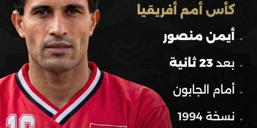 اتحاد الكرة يحتفي بـ أيمن منصور: أسرع هدف فى تاريخ أمم أفريقيا مصري