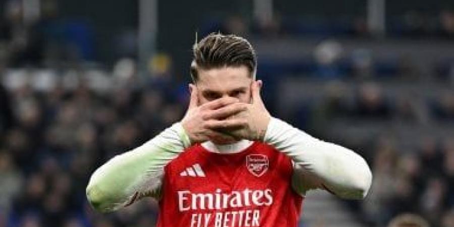 آرسنال يضرب إيفرتون بهدف جيوكيريس فى شوط أول نارى بالدورى الإنجليزى