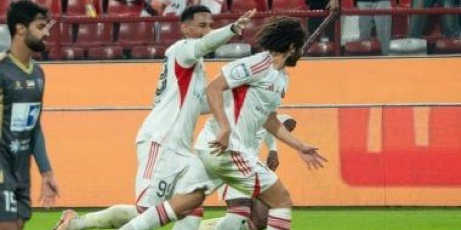 محمد الننى يسجل هدفا رائعا فى فوز الجزيرة على الظفرة برباعية.. فيديو