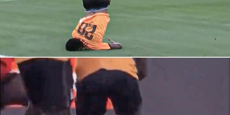 احتفال داكا يتحول إلى إصابة خطيرة فى مباراة زامبيا ضد مالى.. فيديو