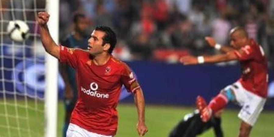 29 بطولة من نصيب عماد متعب مع الأهلى فى ذكرى الهاتريك الأخير