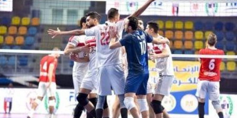 الأهلى مع هليوليدو والزمالك يواجه سبورتنج فى الدور الثانى بدورى رجال الطائرة